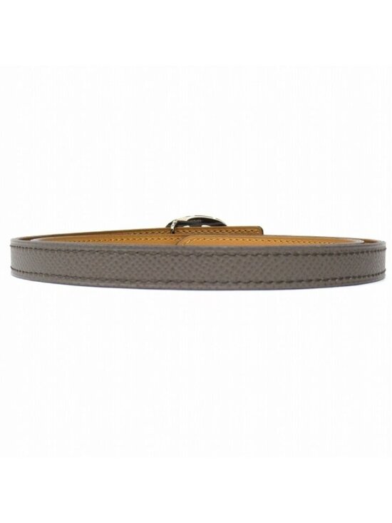 Hermes Chaine D\'ancre 13 mm Reversible Belt Veau Epsom 75 cm Ocher Etain main image 6